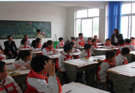 聊都会江北旅游度假区朱老庄镇大吴小学被列为“润基金”援建的第五所希望小学。